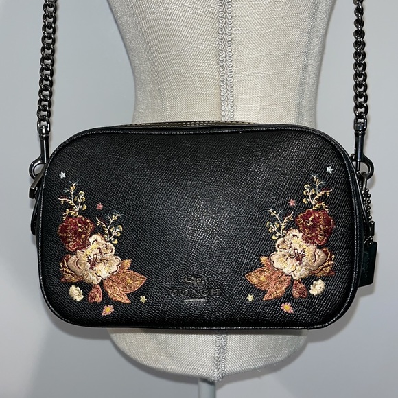SOLD - Coach Isla Floral Tattoo Chain Crossbody Bag - Picture 3 of 15